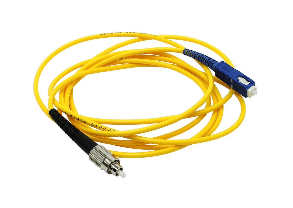 Патч-корд SC-FC, Simplex, SM 9/125 1 м